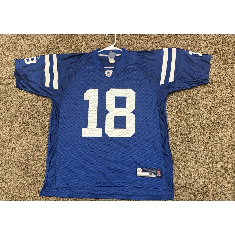 Vintage Reebok Indianapolis Colts Peyton Manning On Field Jersey Mens Size XL